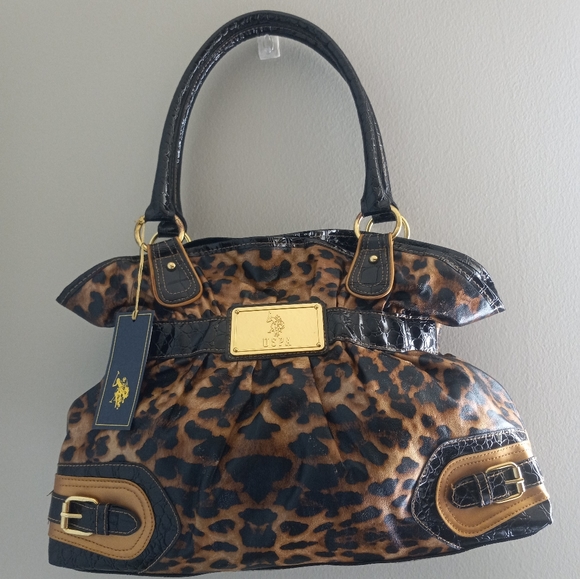 Women's Leopard Print Tote Bag - Faux Fur Shoulder Handbag, Crossbody Purse For Travel, Work & Casual Use - View #3